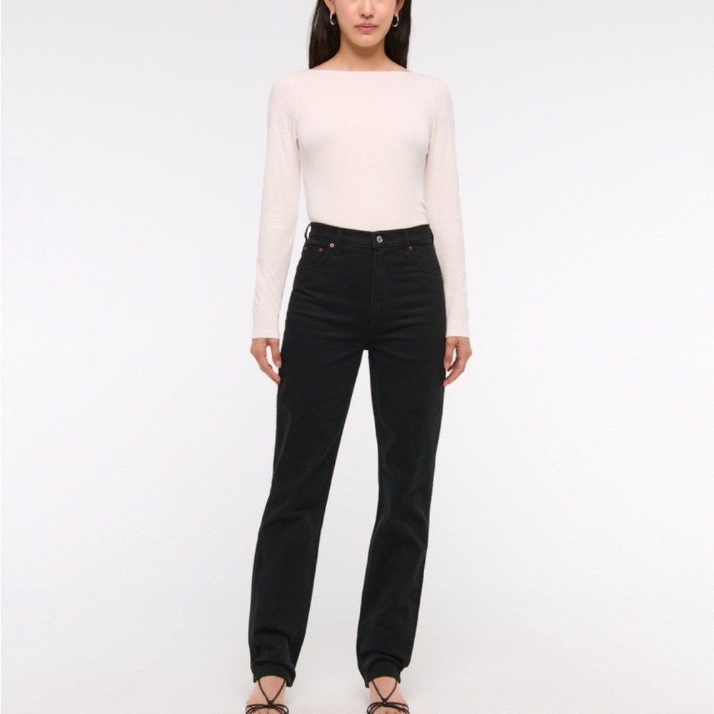 Abercrombie Jeans High Rise 90s Straight Leg Women's 24 Reg Length